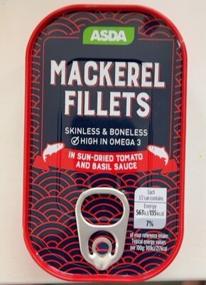 Mackerel Fillets in a Rich Sun-Dried Tomato and Basil Sauce