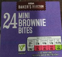 24 mini brownies bites