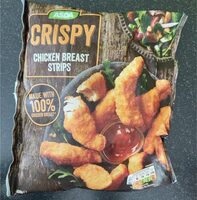 Crispy chicken breast strips