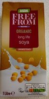 Organic long life soya drink unsweetened