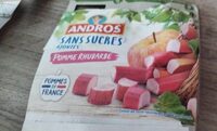 Pomme rhubarbe sans sucres