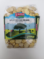 Split broad beans
