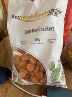 Chilli rice crackers