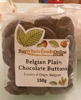Belgian Plain Chocolate Buttons