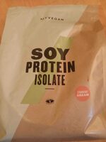 Soy protein isolate strawberry cream
