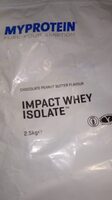 Impact Whey Isolate Chocolat Beurre de cacahuète