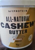 Cashewbutter Grob (1000 G) Von Myprotein