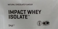 Impact Whey Isolate, Natural Chocolate