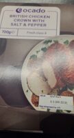 Cocado BRITISH CHICKEN CROWN WITH SALT & PEPPER 70