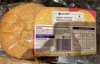 Seeded burger buns