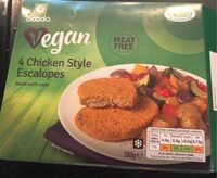 Chicken style Escalopes made with soya