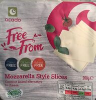 Mozzarella style slices