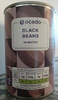 Black beans in water
