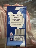 British pork belly slices - Ocado