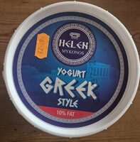 Greek Style Yogurt (10% Fat)