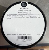 Pruimen zonder pit