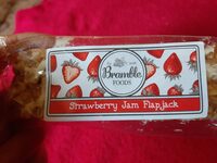 Strawberry jam flapjack