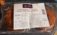 Bagels protéinés cannelle raisin