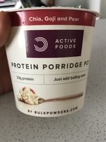 Protein Porridge Pot , Chia, Goji and Pear