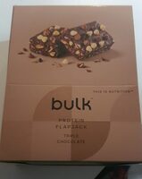 Protein flapjack triple chocolate