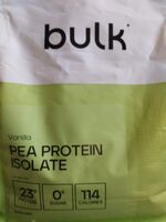 Pea Protein Isolate - Vanilla