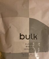 Clear whey isolate