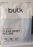 Clear Whey Isolate Peach Iced Tea