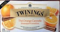 Thé noir saveur orange cannelle 25 sachets de 2 g