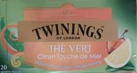 Thé Vert Citron Touche de Miel