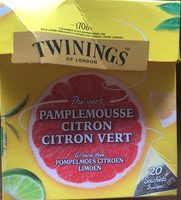 Twinings Pamplemousse citron citron vert