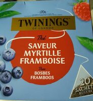 The Saveur Myrtille Framboise