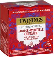 Infusion Ayurveda Fraise Myrtille Grenade