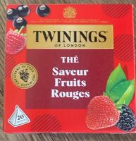 Thé aux fruits rouges