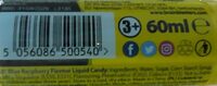 Roller blaster sour liquid candy roll Blue Raspberry Flavour