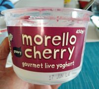 Morello cherry gourmet love yoghurt