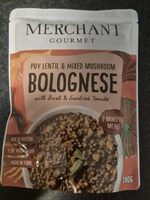 Puy Lentil Bolognese