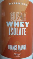 Clear whey isolate