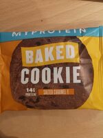 My protein backed cookie salted caramel