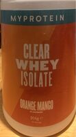 Clear whey isolate