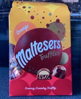 Orange maltesers truffled