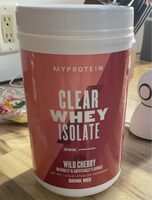 Clear whey isolate wild cherry