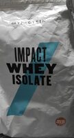 Impact whey isolate brown sugar