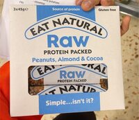 Raw bar peanut almond cocoa
