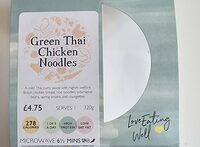 Green Thai Chicken Noodkes