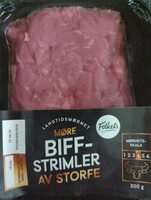 Biffstrimler av storfe