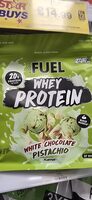 White chocolate pistachio whey