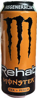 Rehab Energy Iced Tea Peach 500ml Can
