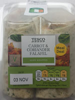 Carrot & Coriander Falafel Wrap