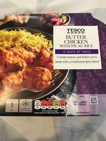 Butter chicken with pilau rice
