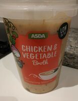 Chicken and vegetable broth